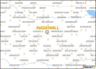 map of Müggenhall