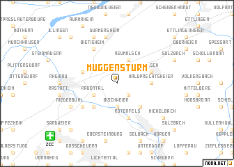 map of Muggensturm