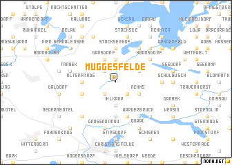 map of Muggesfelde