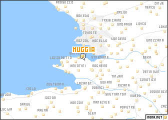 map of Múggia