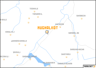 map of Mughal Kot