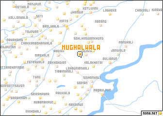 map of Mughalwāla