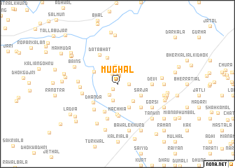 map of Mughal