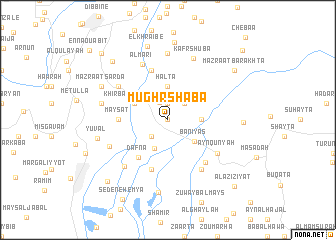 map of Mughr Shab‘ā