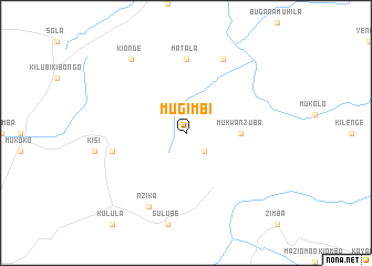 map of Mugimbi