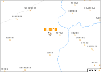 map of Mugina