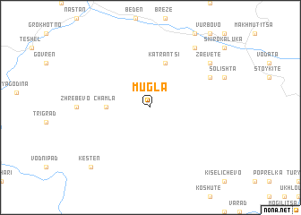 map of Mugla