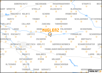 map of Müglenz