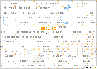 map of Müglitz