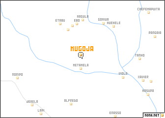 map of Mugoja