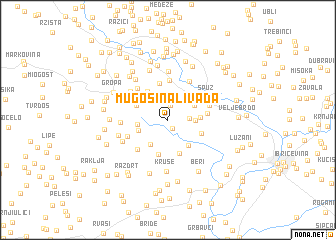 map of Mugošina Livada