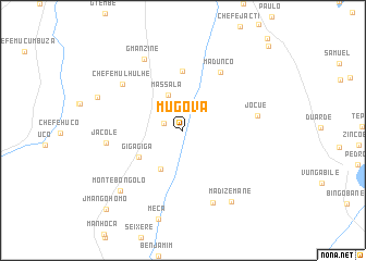 map of Mugôva