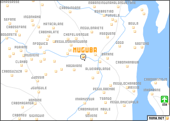 map of Muguba