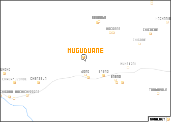 map of Muguduane
