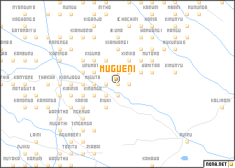 map of Mugueni