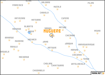 map of Muguére