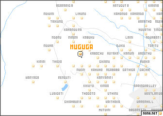 Muguga (Kenya) map - nona.net