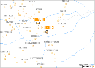 map of Muguia