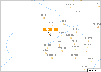 map of Muguibe