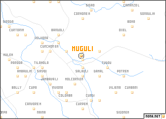 map of Muguli