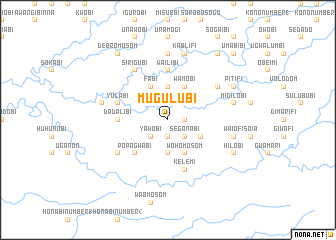 map of Mugulubi