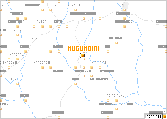 map of Mugumoini