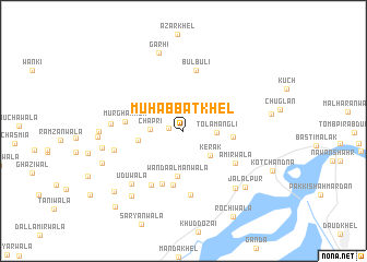 map of Muhabbat Khel