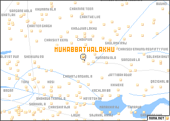 map of Muhabbatwāla Khu