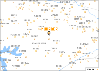 map of Muhadër