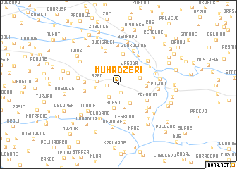 map of Muhadžeri