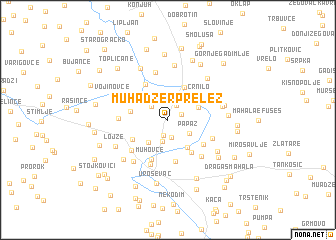 map of Muhadžer Prelez