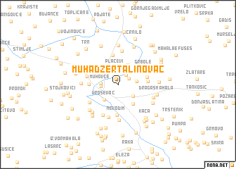 map of Muhadžer Talinovac