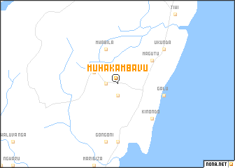 map of Muhaka Mbavu