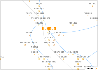 map of Muhala