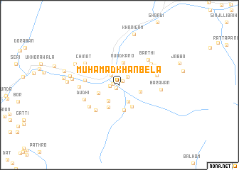 map of Muhamad Khān Bela