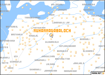 map of Muhammada Baloch