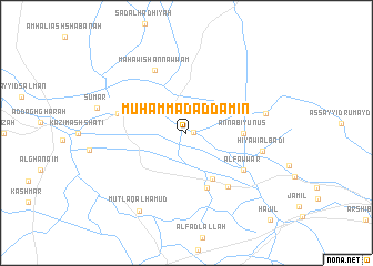 map of Muḩammad aḑ Ḑāmin