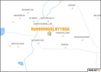 map of Muḩammad al ‘Ayyāsh