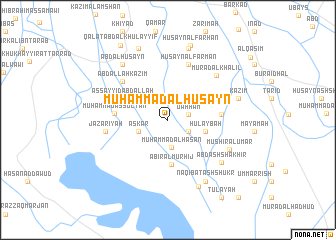 map of Muḩammad al Ḩusayn