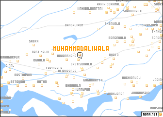 map of Muhammad Aliwāla