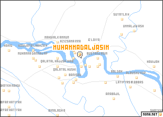 map of Muḩammad al Jāsim