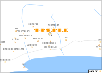 map of Muhammad Amin Log