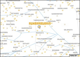 map of Muhammad Amīn