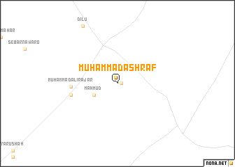 map of Muhammad Ashraf