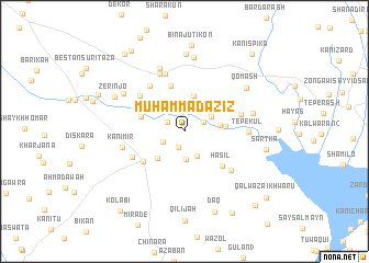 map of Muḩammad ‘Azīz