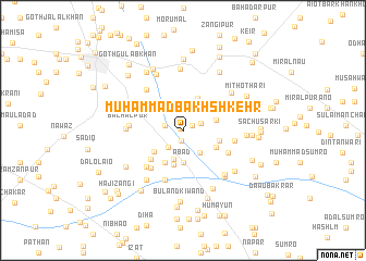 map of Muhammad Bakhsh Kehr