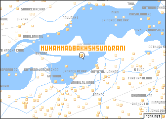 map of Muhammad Bakhsh Sundrāni