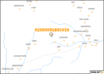 map of Muhammad Bakhsh