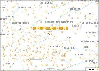 map of Muhammad Baqāwāla