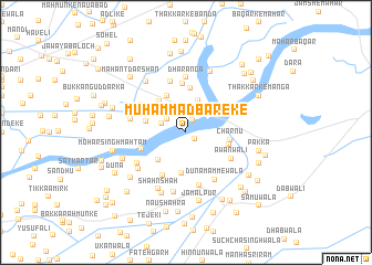 map of Muhammad Bāreke